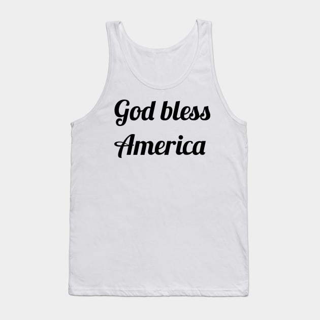 God bless America Tank Top by FromBerlinGift